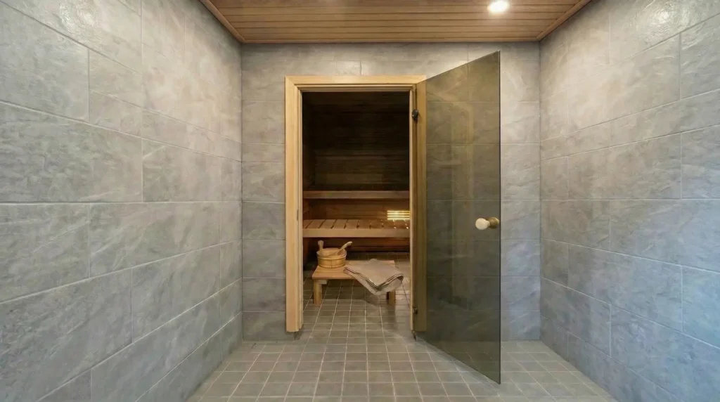 Kaasaegne saun paarismajas Põldmarja Kodudes